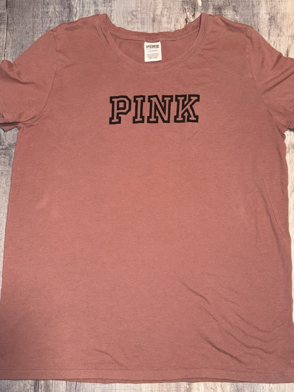 PINK Graphic Short Sleeve Tee Size Large
